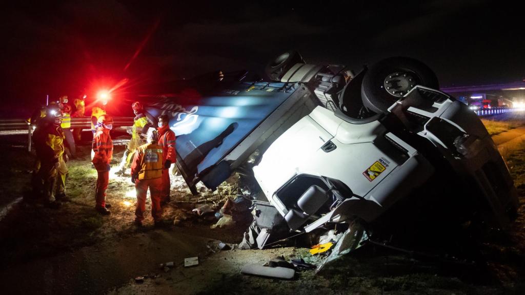 Un fallecido en un accidente a la A-62, en Fuentes de Oñoro (Salamanca)