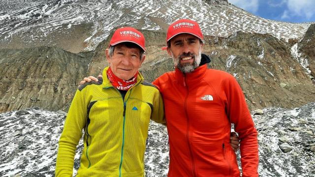 Carlos Soria junto a Sito Carcavilla