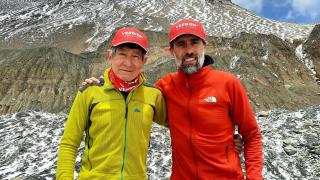 Carlos Soria junto a Sito Carcavilla