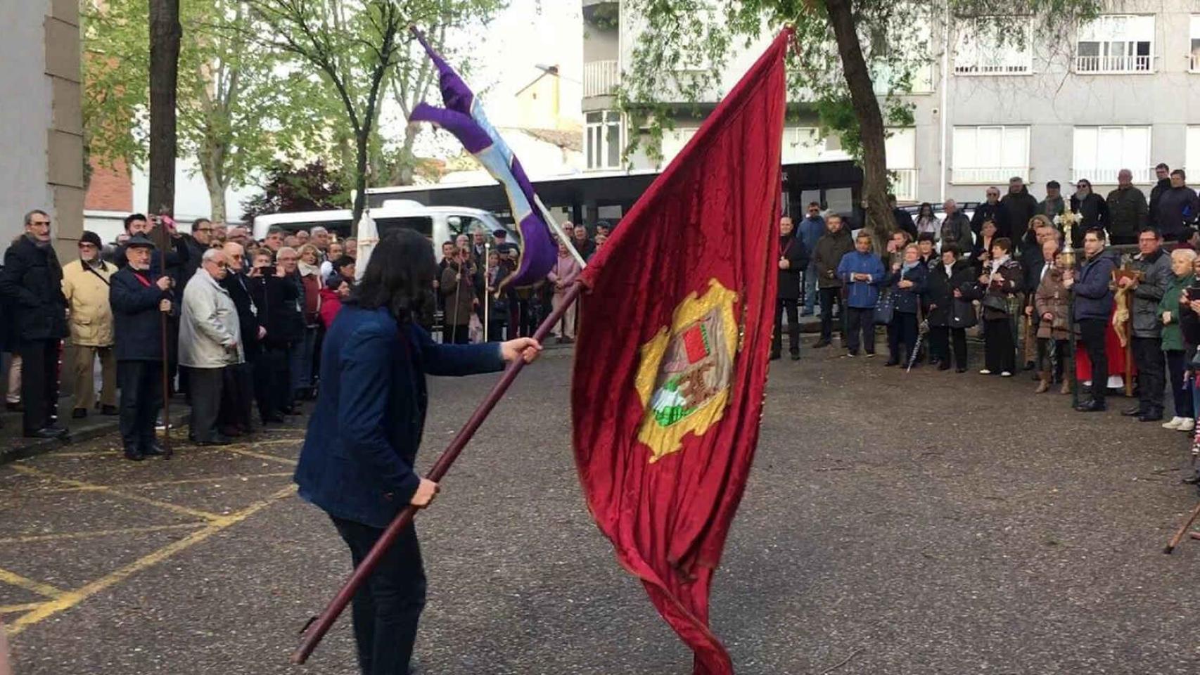 Baile de pendones de la Rogativa de San Marcos entre Zamora y La Hiniesta