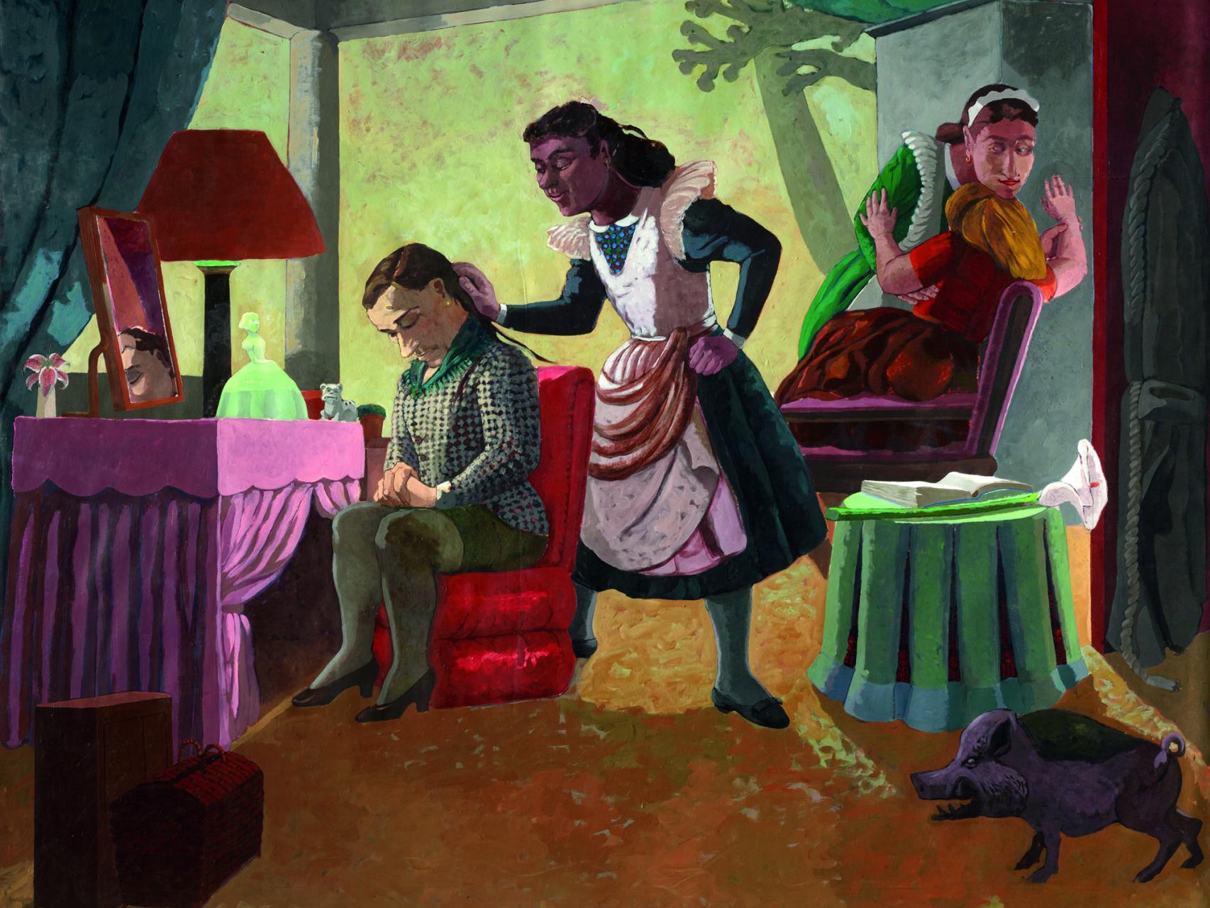 'Las criadas', 1987. © Paula Rego. Colección de Kim Manocherian