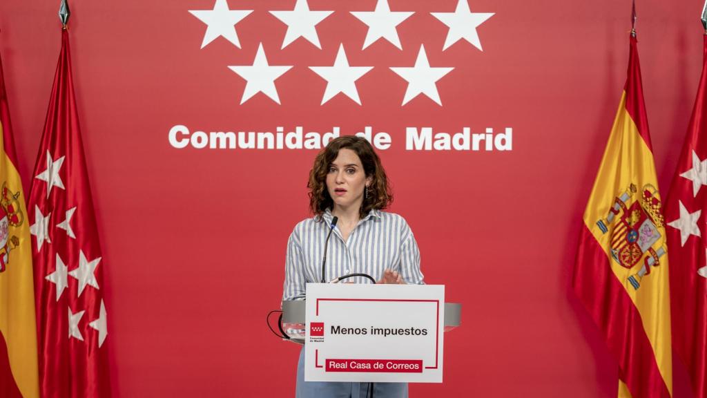 La presidenta de la Comunidad de Madrid, Isabel Díaz Ayuso