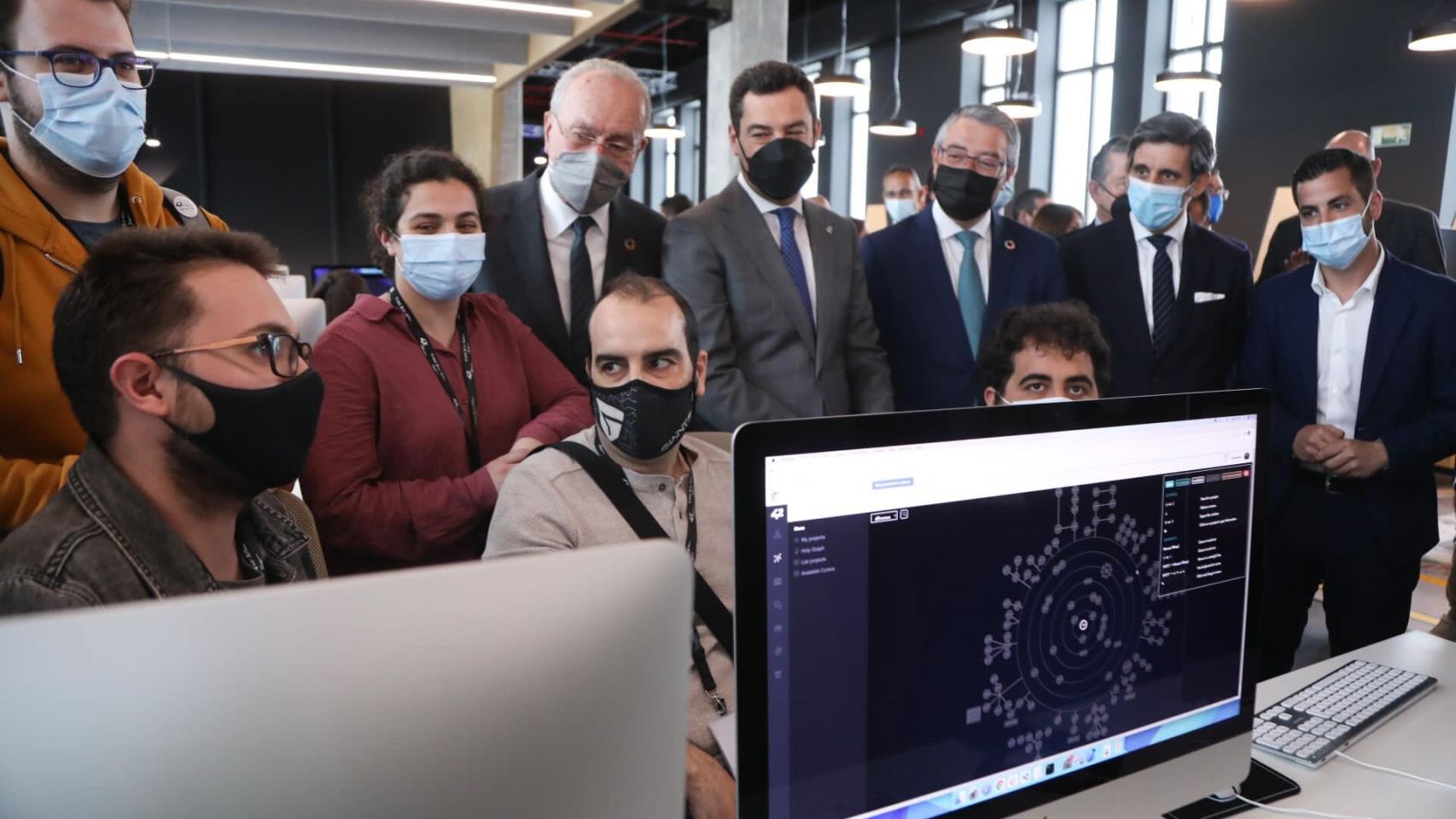 Inauguración del Campus 42 de Málaga.