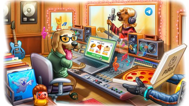 Telegram, actualización de abril