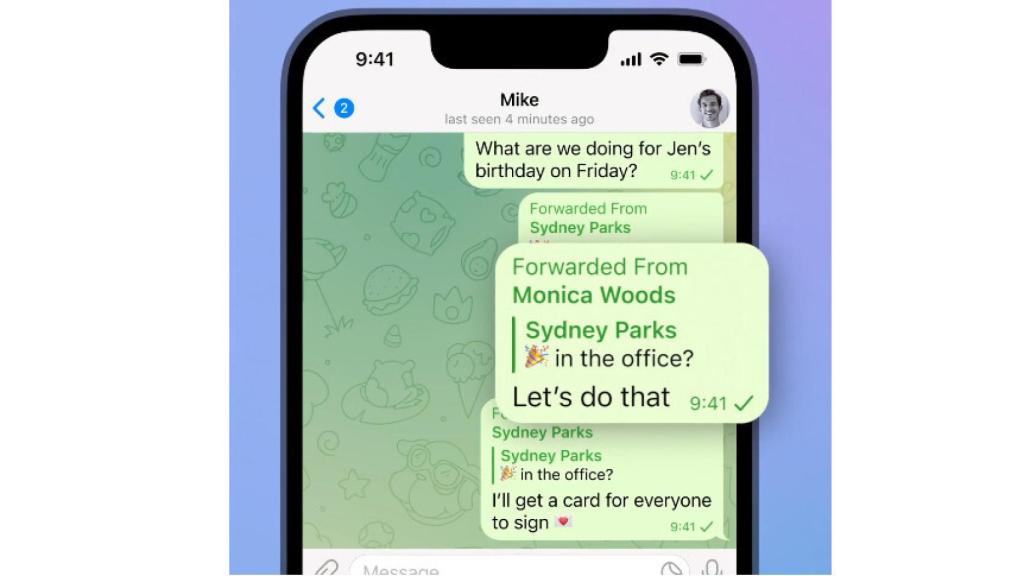 Actualización de Telegram