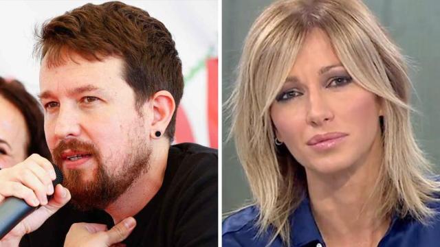 Pablo Iglesias y Susanna Griso en un fotomontaje.