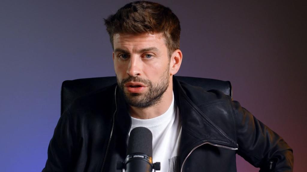 Gerard Piqué, durante su rueda de prensa en Twitch