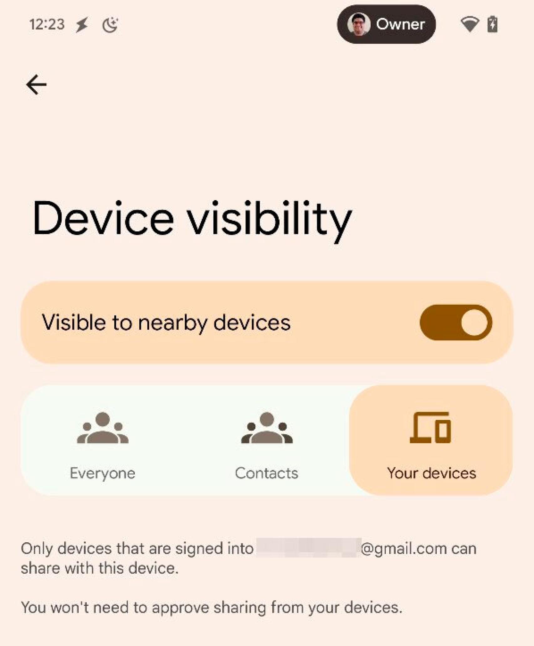 Nearby Share