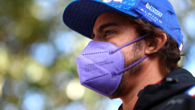 Fernando Alonso, durante el Gran Premio de Australia.