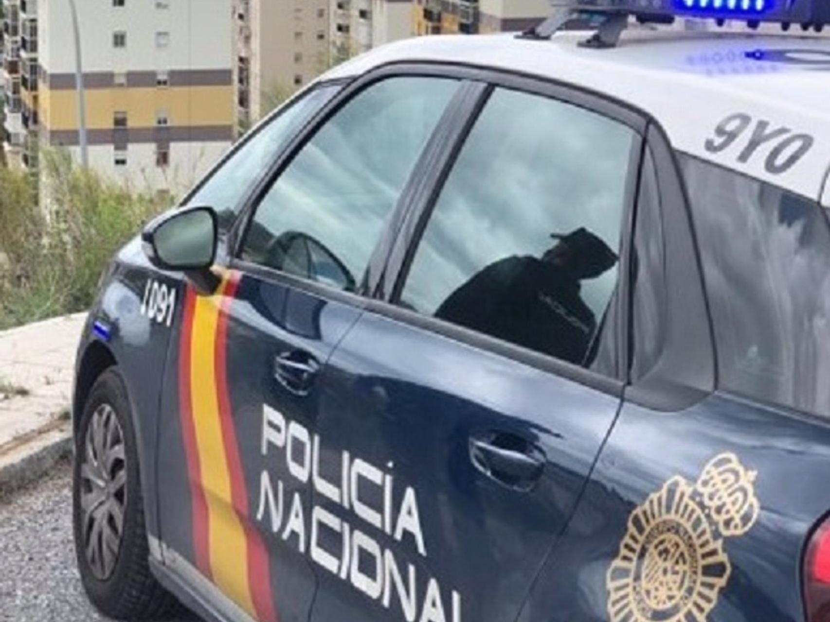 Coche de la Policía Nacional.
