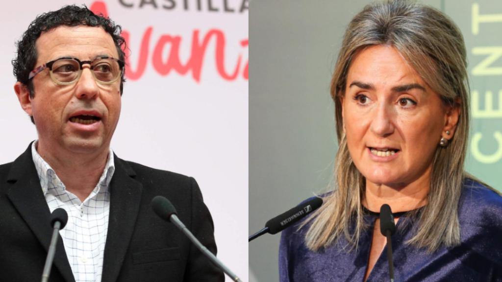 Chesco Armenta y Milagros Tolón en una composición de imágenes.