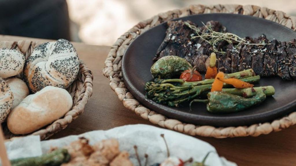 Un plato en Playa Padre.