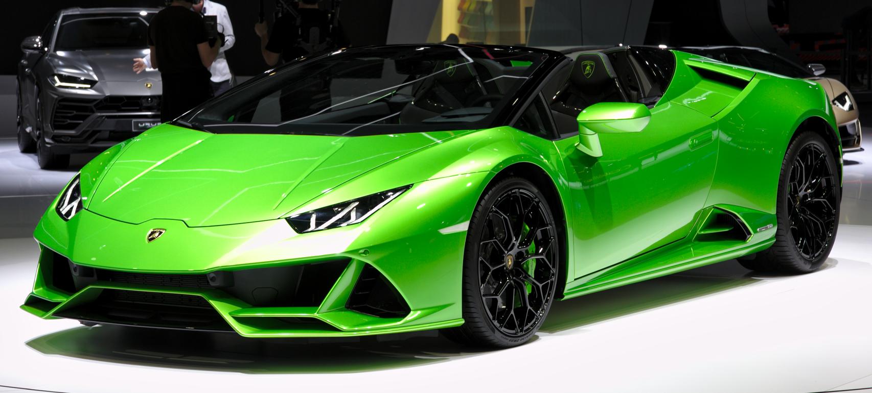 Una imagen de archivo de un Lamborghini Huracan Evo Spyder.