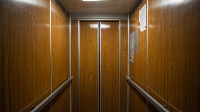 Imagen de archivo de un ascensor.