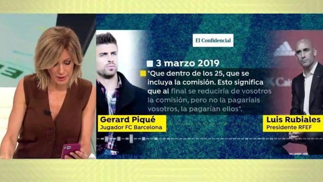 Susanna Griso ha leído en directo el mensaje que le ha enviado el rey emérito.