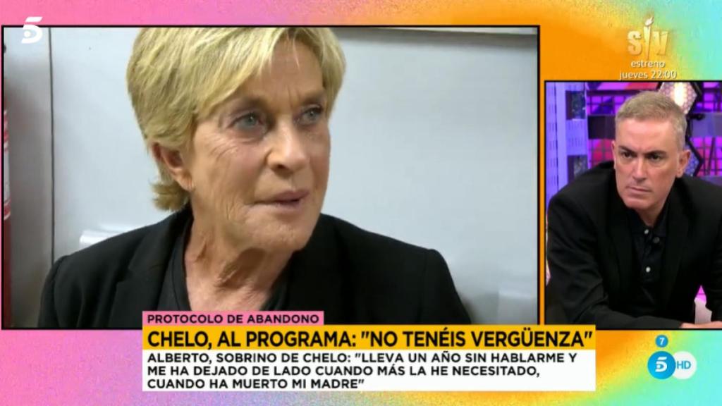 Chelo García-Cortés estalla contra 'Sálvame'.