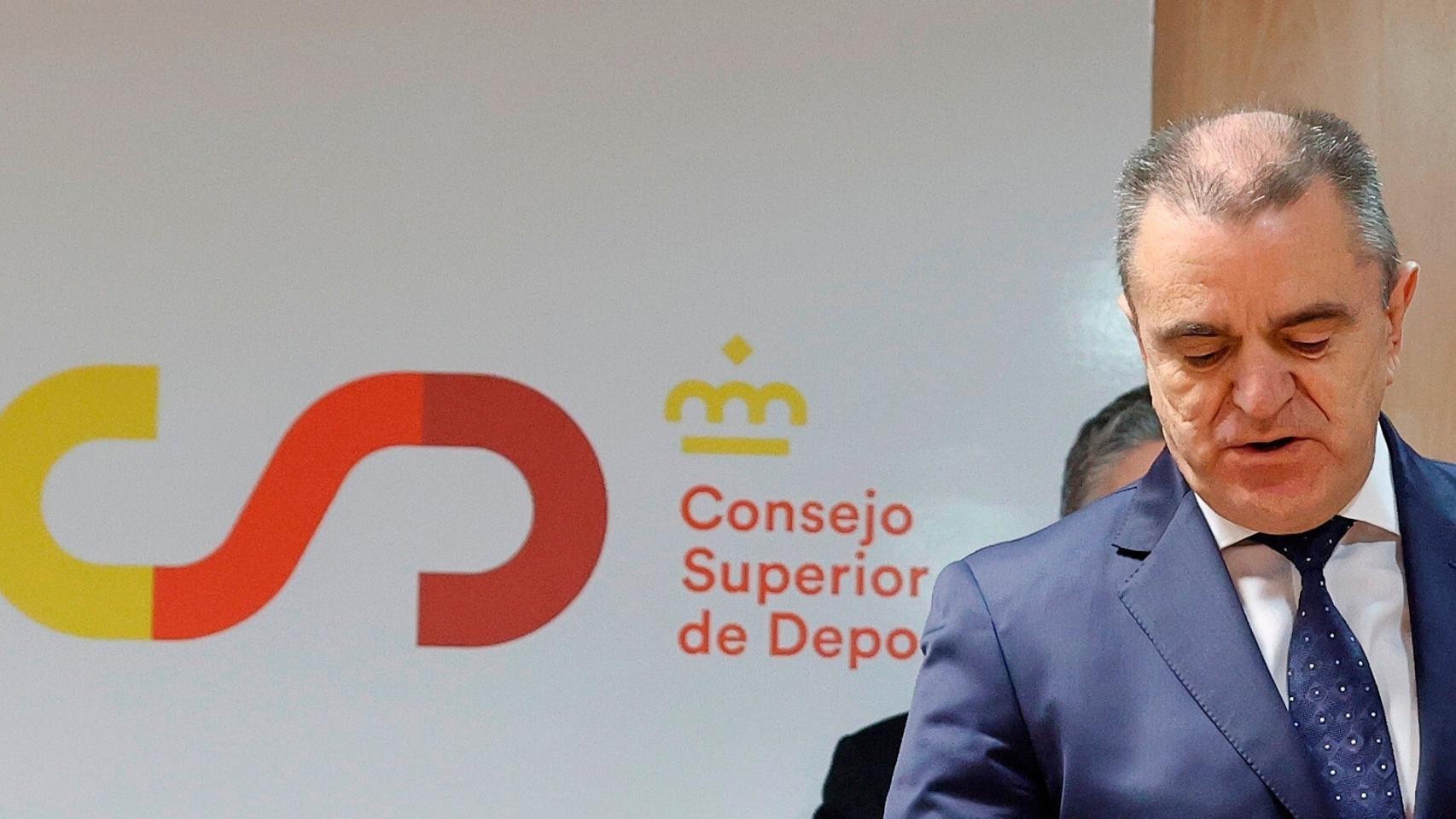 José Manuel Franco, en la sede del Consejo Superior de Deportes.