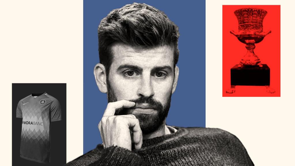 Gerard Piqué, en un montaje