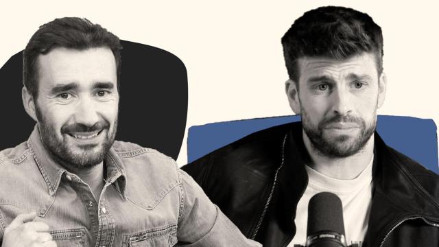 Juanma Castaño y Gerard Piqué
