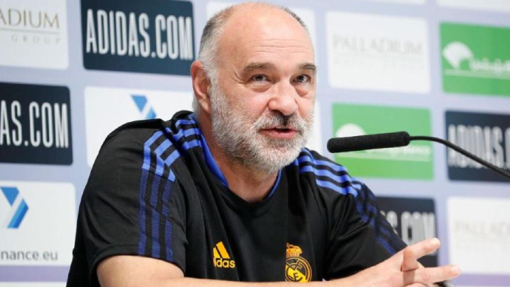 Pablo Laso, en rueda de prensa.