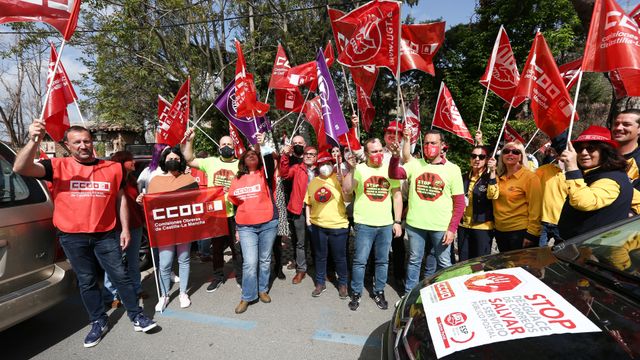 Movilización en Toledo / Foto: Ó. HUERTAS