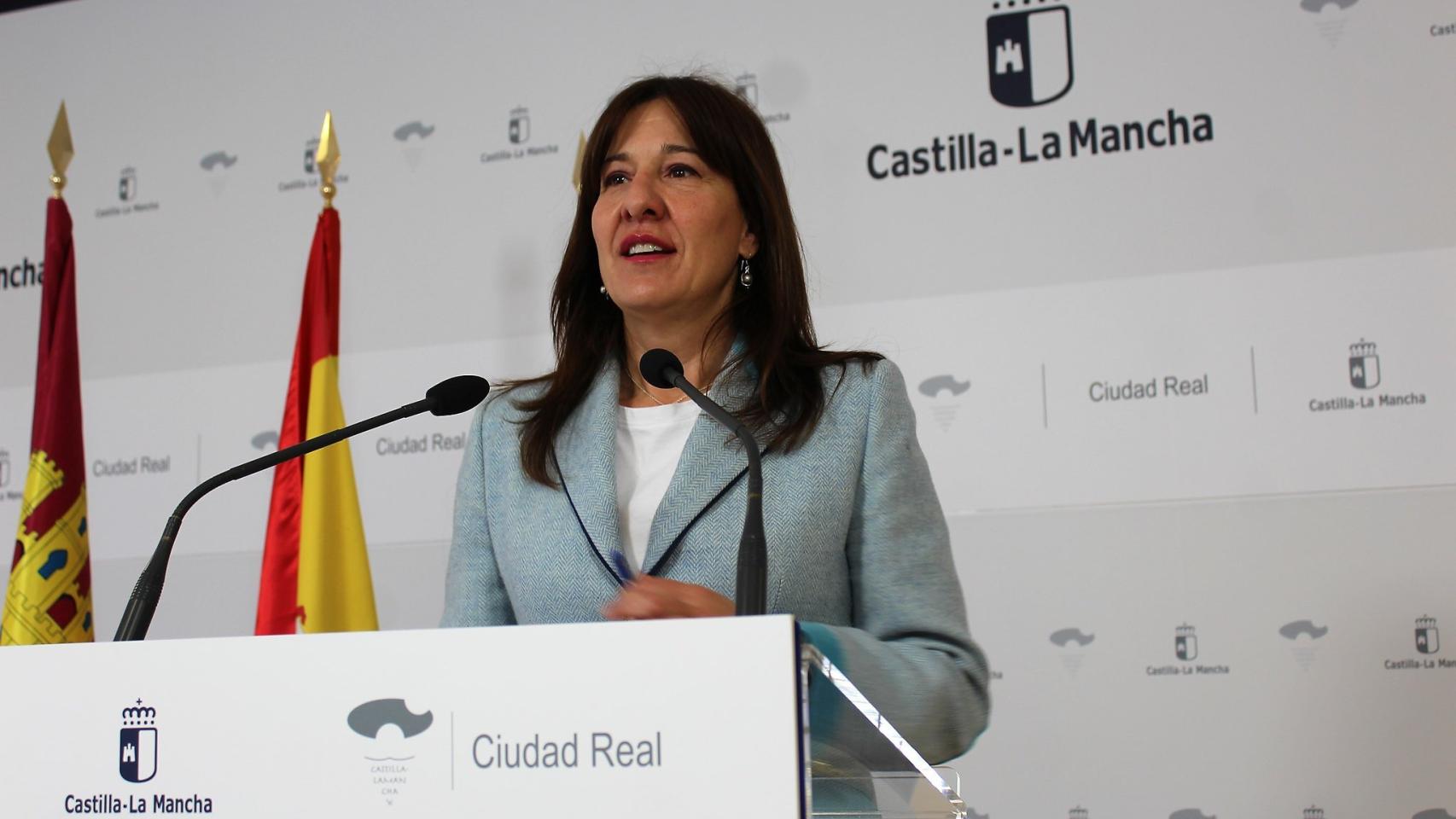 Blanca Fernández, consejera de Igualdad y portavoz del Gobierno de Castilla-La Mancha. Foto: JCCM.