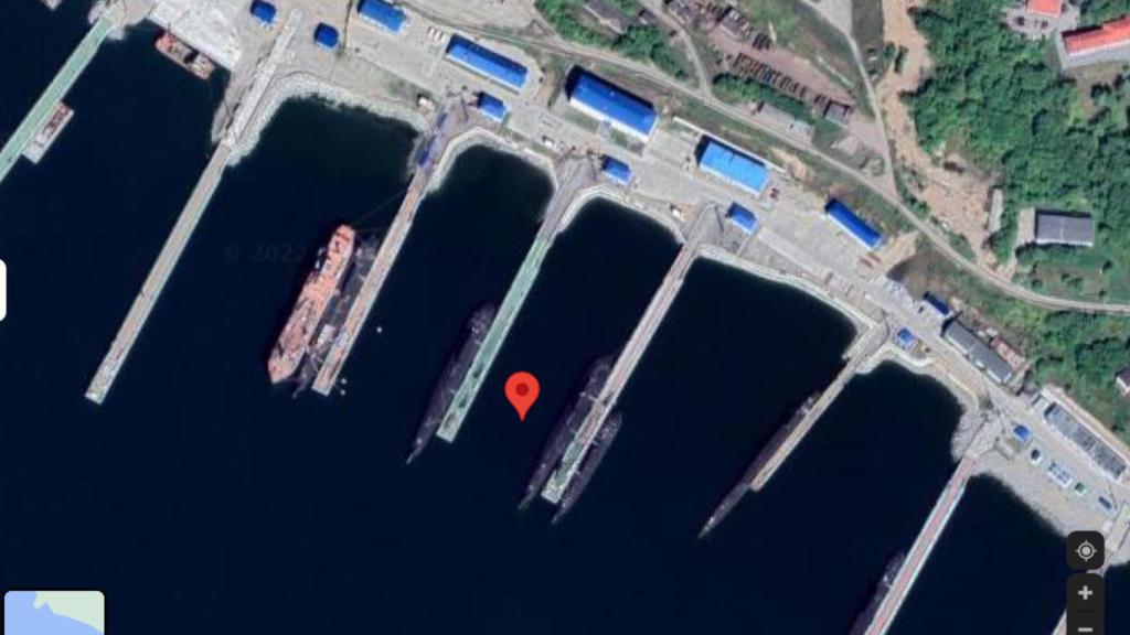 Imagen de base rusa en Google Maps