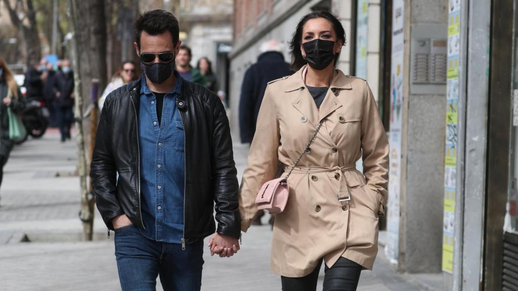 Christian Gálvez y Patricia Pardo en una imagen tomada en marzo de 2022.