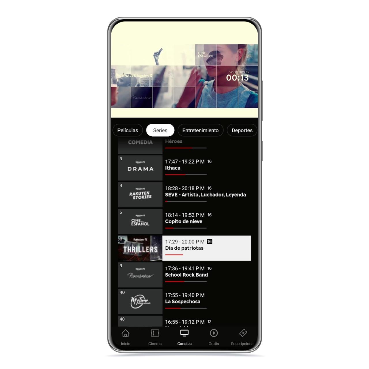 Rakuten TV en Android
