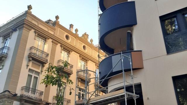 Las obras en la Alameda Principal.