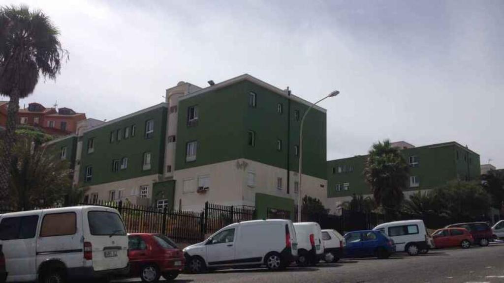 Viviendas del barrio de Jinámar donde Kike cortaba el pelo