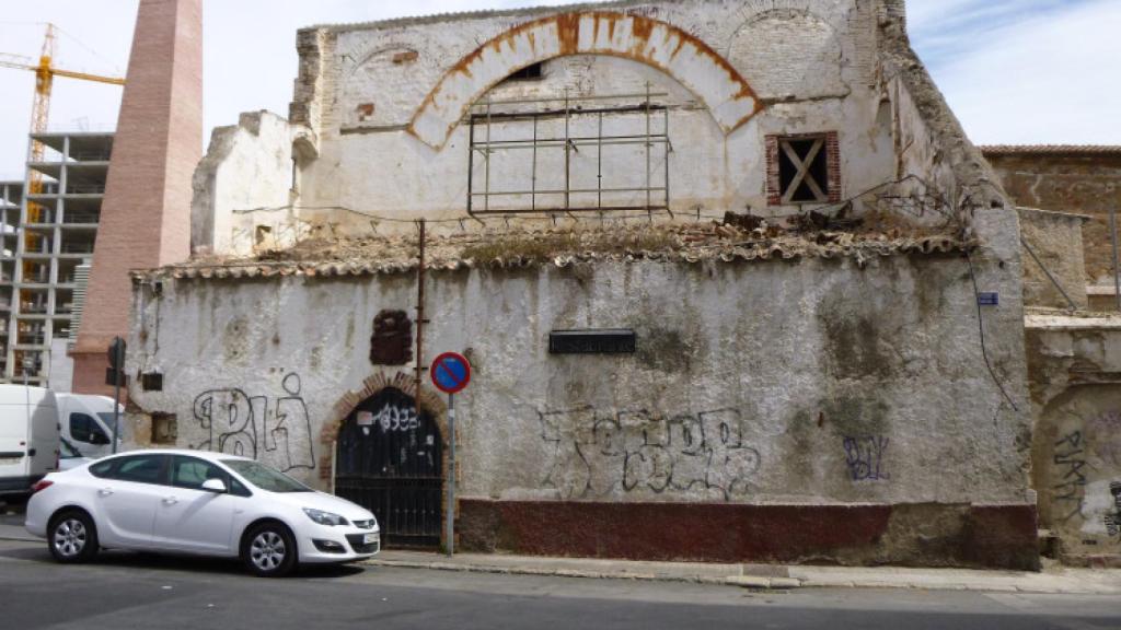 Estado ruinoso que presentaba el convento antes de las obras ahora concluidas.
