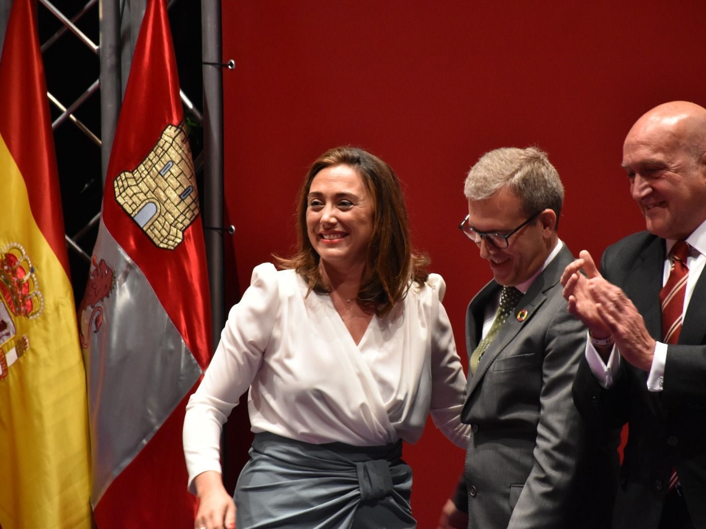 María González en su toma de posesión