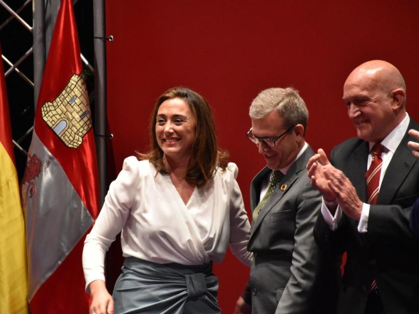 María González en su toma de posesión