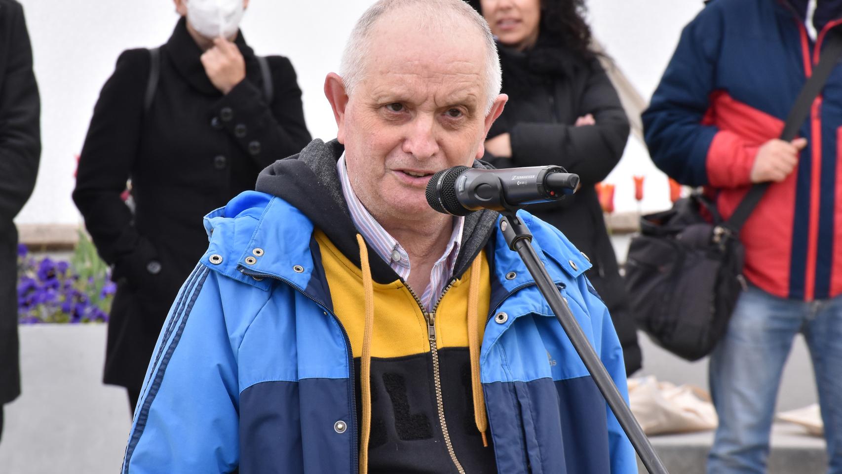 Miguel, voluntario de la Marcha Asprona