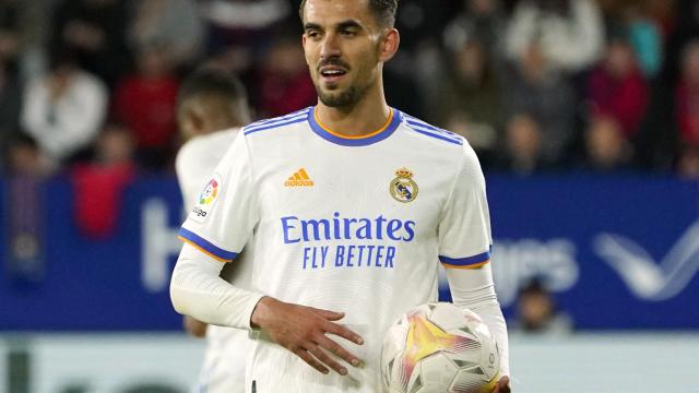 Dani Ceballos, durante el partido frente a Osasuna