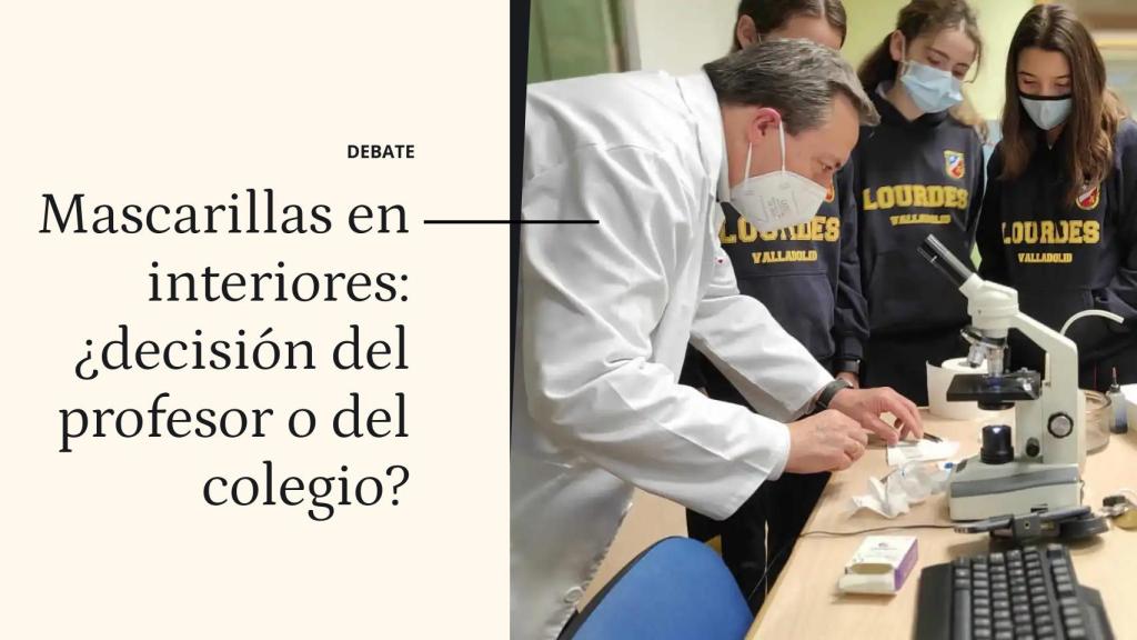 Debate | Los profesores no estarán obligados a llevar mascarilla aunque su centro lo requiera.  ¿Qué le parece?