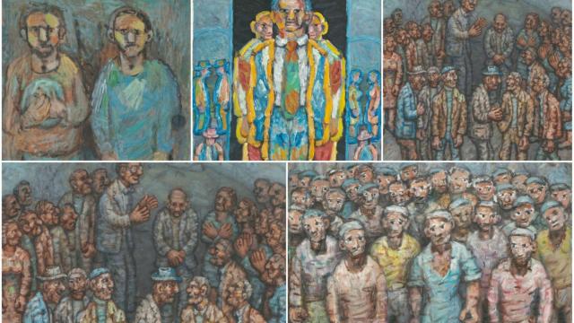 Así es la exposición sobre la obra del pintor Manuel Pesqueira que se puede visitar en Ourense