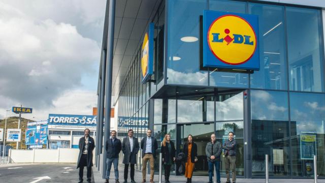 Exterior del Lidl de A Grela, en A Coruña (Lidl).