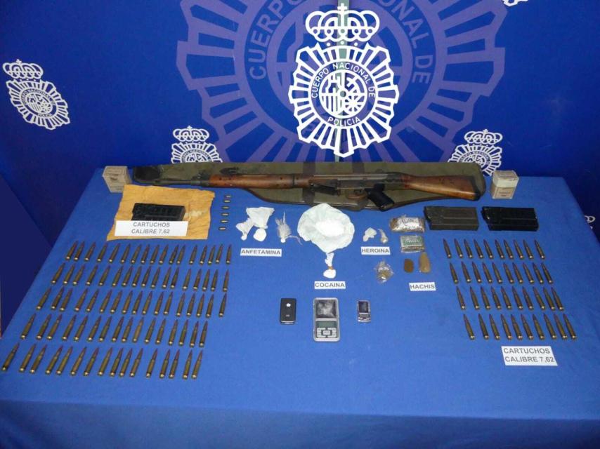 Efectos intervenidos por la Policía Nacional