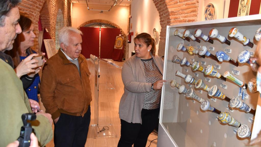 Colección de bastones cerámicos de Mondas en Talavera de la Reina. Foto: Ayuntamiento de Talavera.