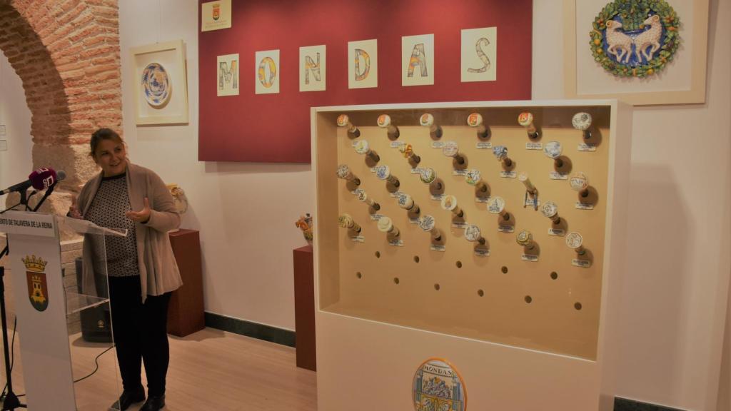 Colección de bastones cerámicos de Mondas en Talavera de la Reina. Foto: Ayuntamiento de Talavera.