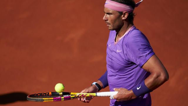 Rafa Nadal, en el Conde de Godó de 2021.