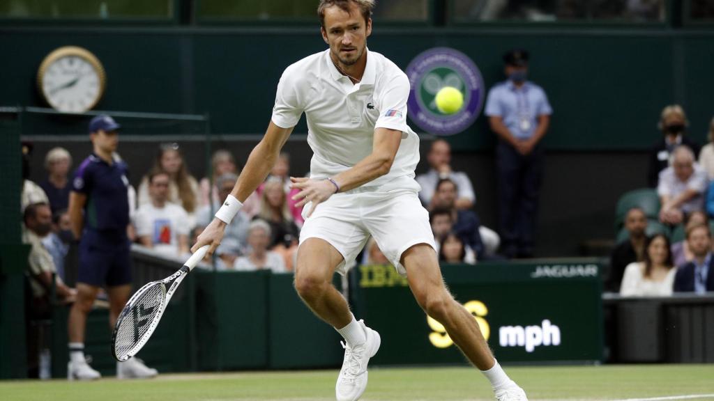 Daniil Medvedev, durante el torneo de Wimbledon de 2021.