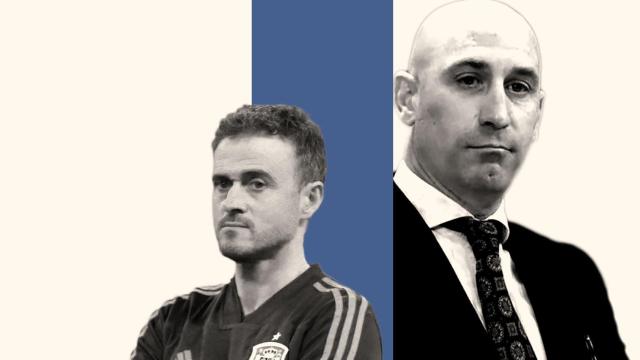 Luis Enrique Martínez y Luis Rubiales