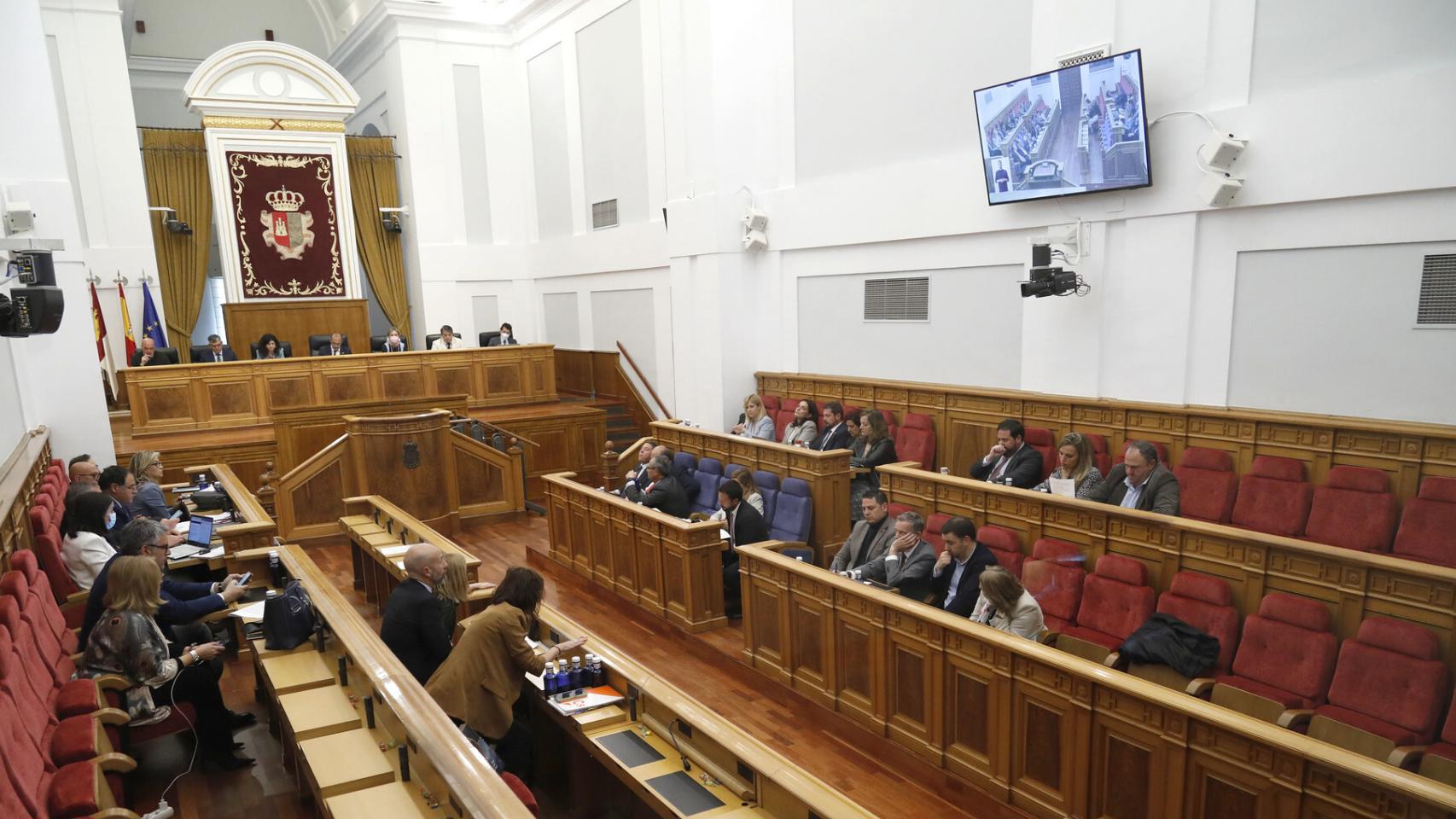 Pleno de las Cortes de Castilla-La Mancha. Foto: Cortes CLM.