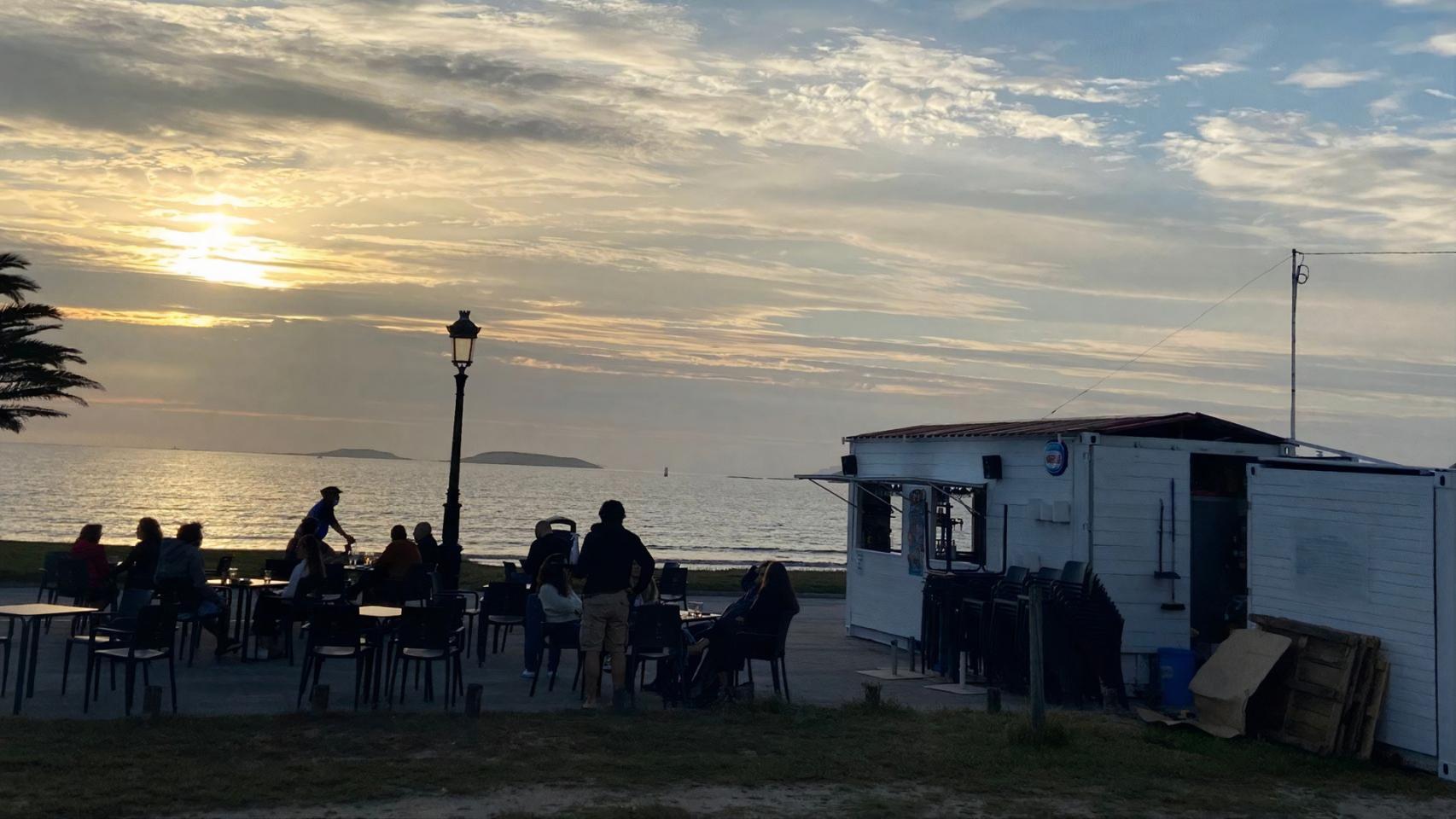 Quiosco de playa en el Concello de Nigrán.