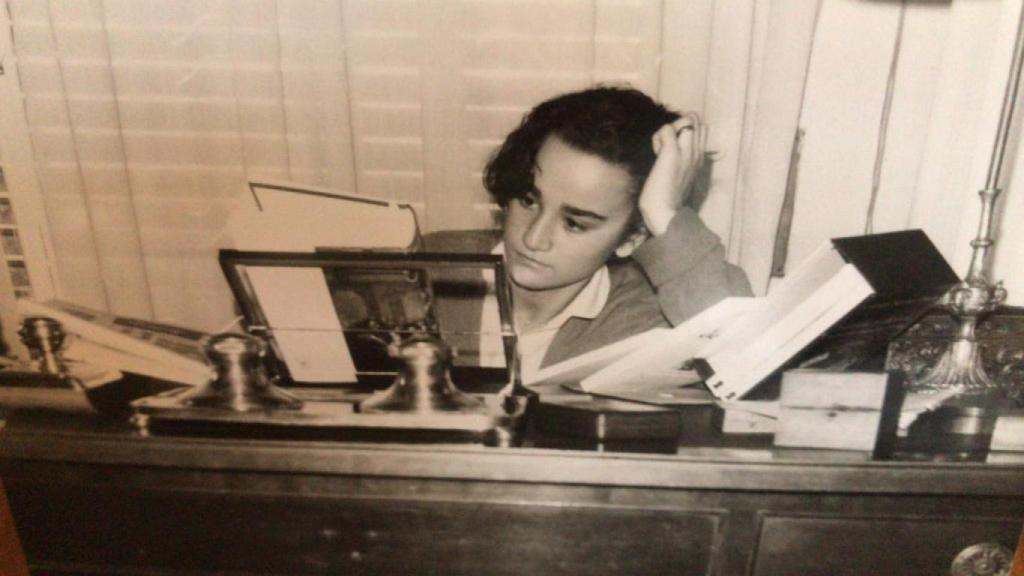 Silvia Cortés Martín, cuando estaba estudiando.