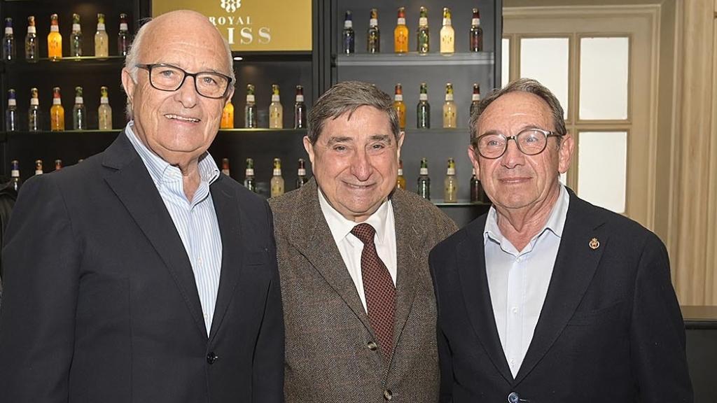 Augusto César Lendoiro (c), expresidente del Deportivo de La Coruña.