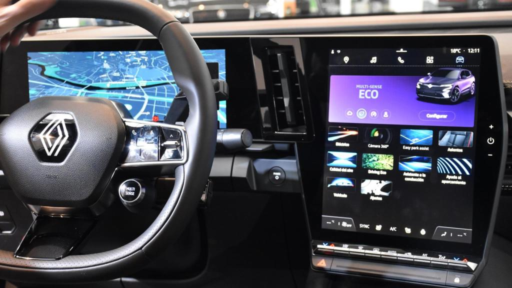 Interior del nuevo modelo de Megane